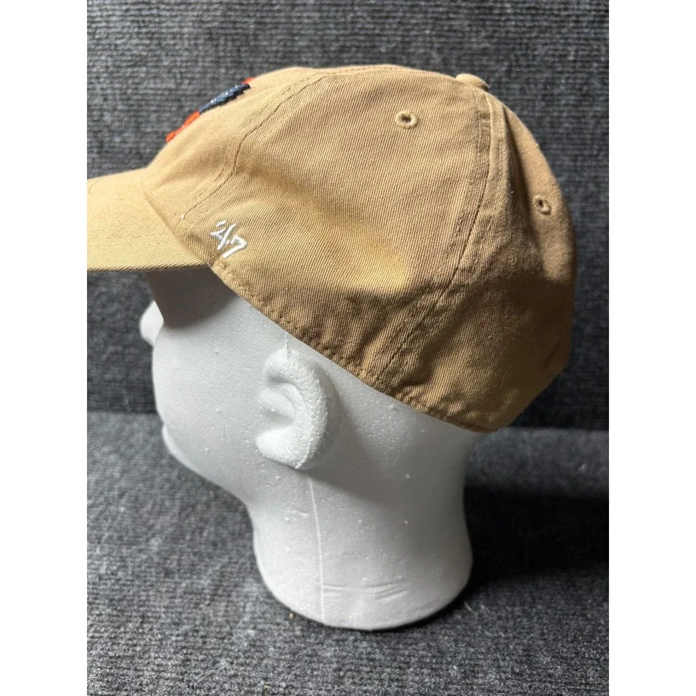 47 Brand Auburn Tigers Eagle Logo Khaki Adjustable Dad Hat OSFA‎ Mens Womens